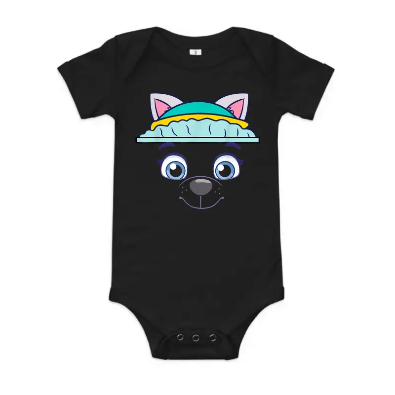 Paw Patrol Everest Character Face Baby Onesie