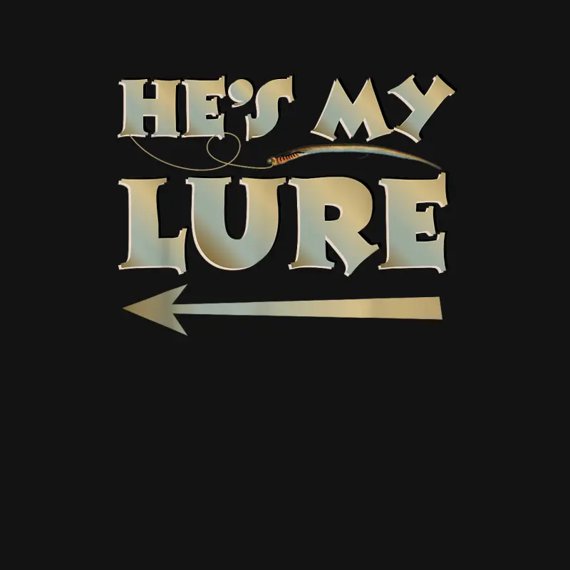 He's My Lure His And Hers Fishing Matching Couples Anglers Youth Staple T-Shirt