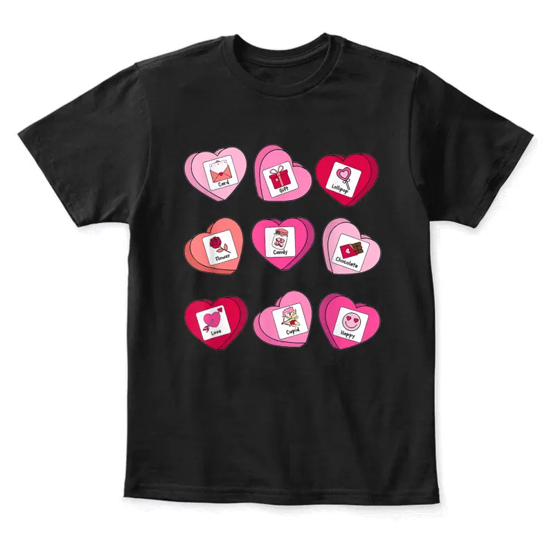 Sped Teacher Valentine Heart Candy Special Education Teacher Youth Staple T-Shirt