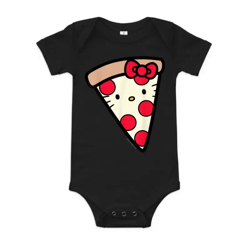 Hello Kitty Pizza Slice Tee Shirt Baby Onesie