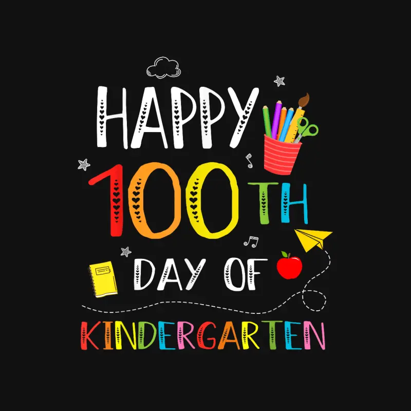 100 Days Of Kindergarten Happy 100Th Day Of School Teachers Baby Onesie