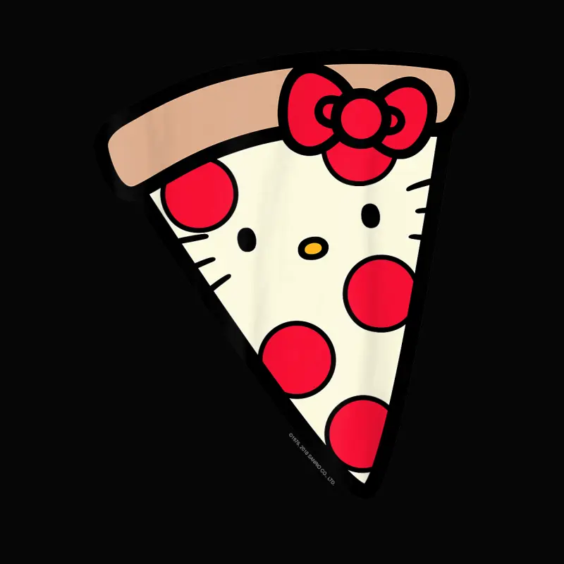 Hello Kitty Pizza Slice Tee Shirt Toddler Staple T-Shirt