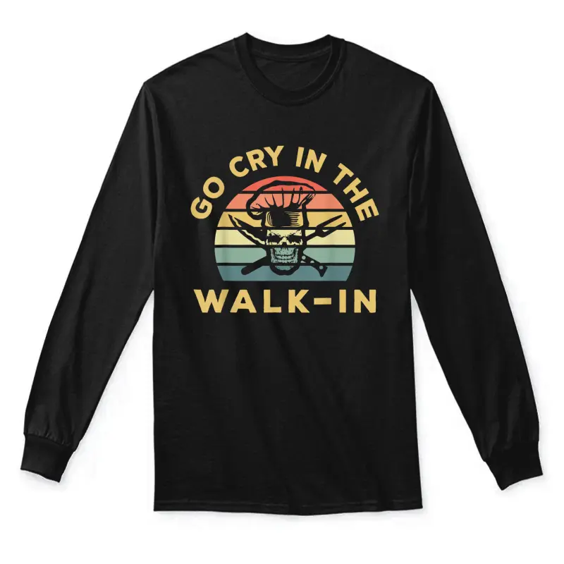 Vintage Cooking Gift Idea Cooking Professional Restaurant Cooking Unisex Long Sleeve T-Shirt