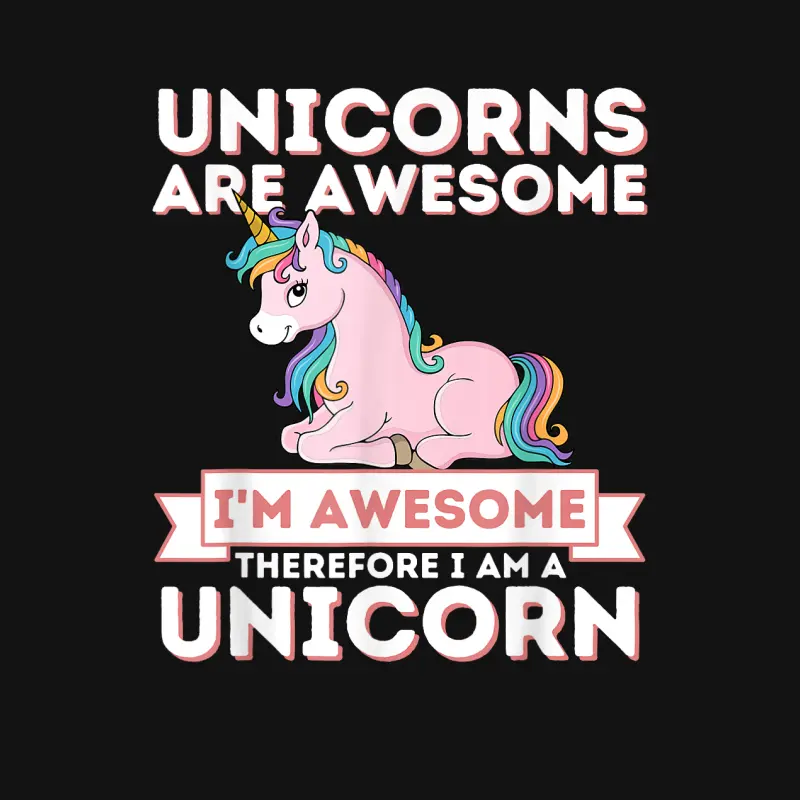 Unicorns Are Awesome I'm A Unicorn - Funny Rainbow Unicorn Youth Staple T-Shirt