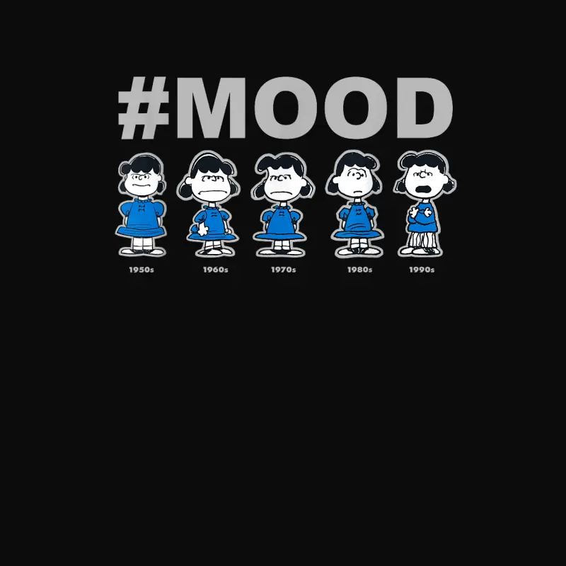 Peanuts Lucy Mood Unisex Staple T-Shirt