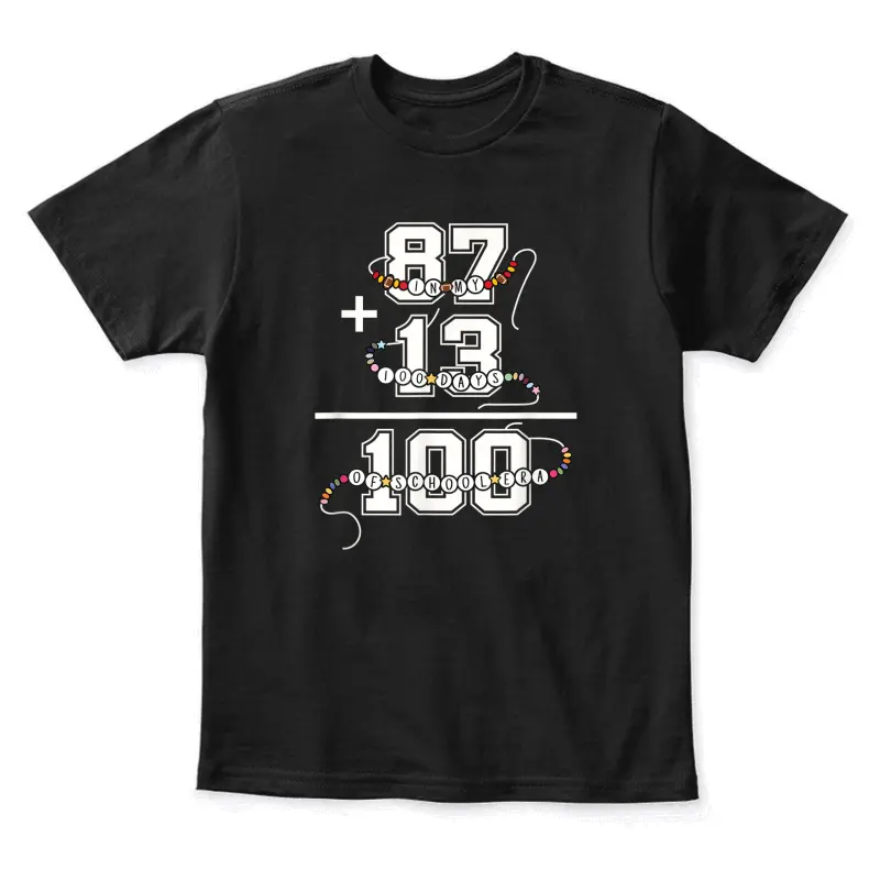 In My 100 Days Of School Era 100Th Day Of School Teachers Youth Staple T-Shirt