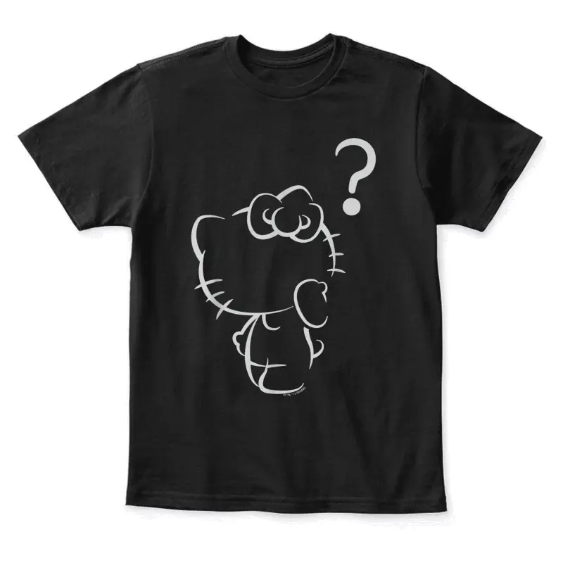 Hello Kitty Question Mark Tee Shirt Youth Staple T-Shirt