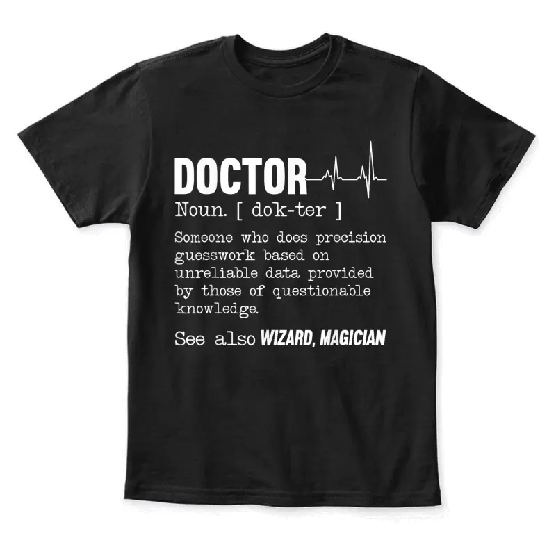 Funny Doctor Definition Medical Healthcare Physician Youth Staple T-Shirt