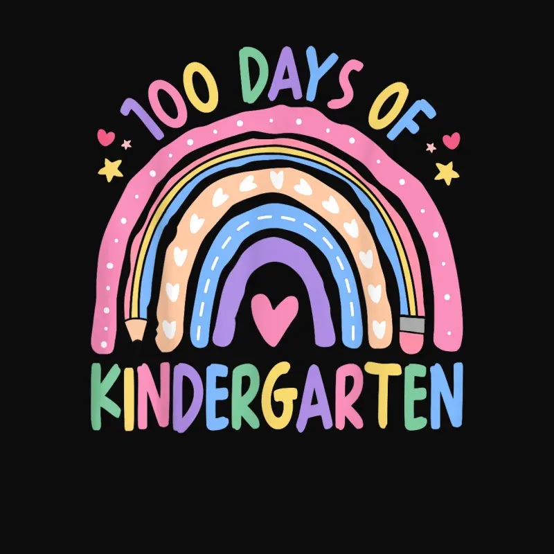 100Th Day Of Kindergarten Teacher Kids 100 Days Smarter Unisex Staple T-Shirt