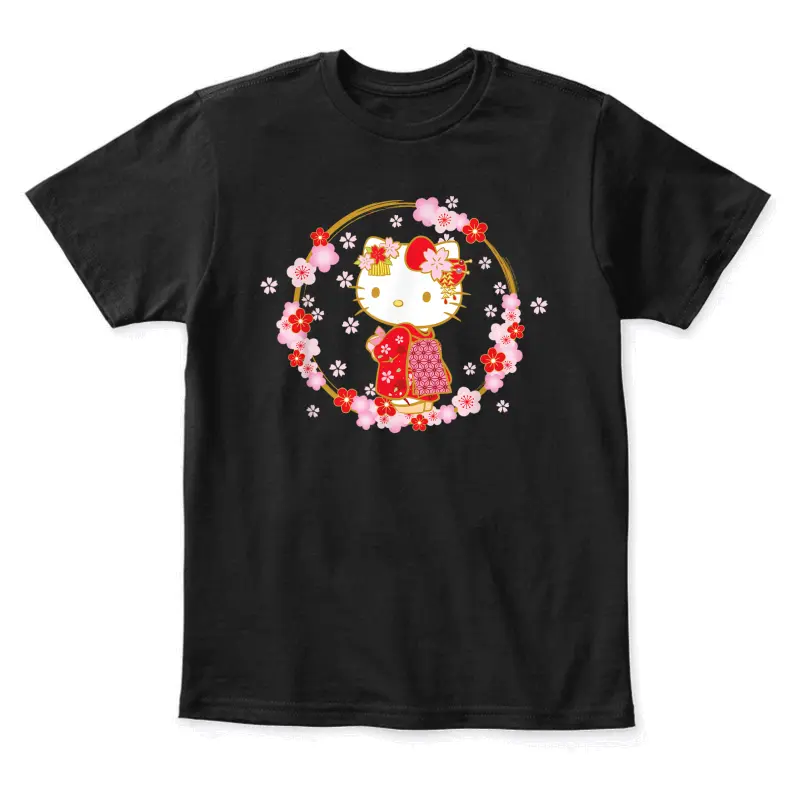 Hello Kitty Sakura Spring Youth Staple T-Shirt