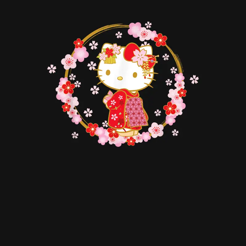 Hello Kitty Sakura Spring Youth Staple T-Shirt