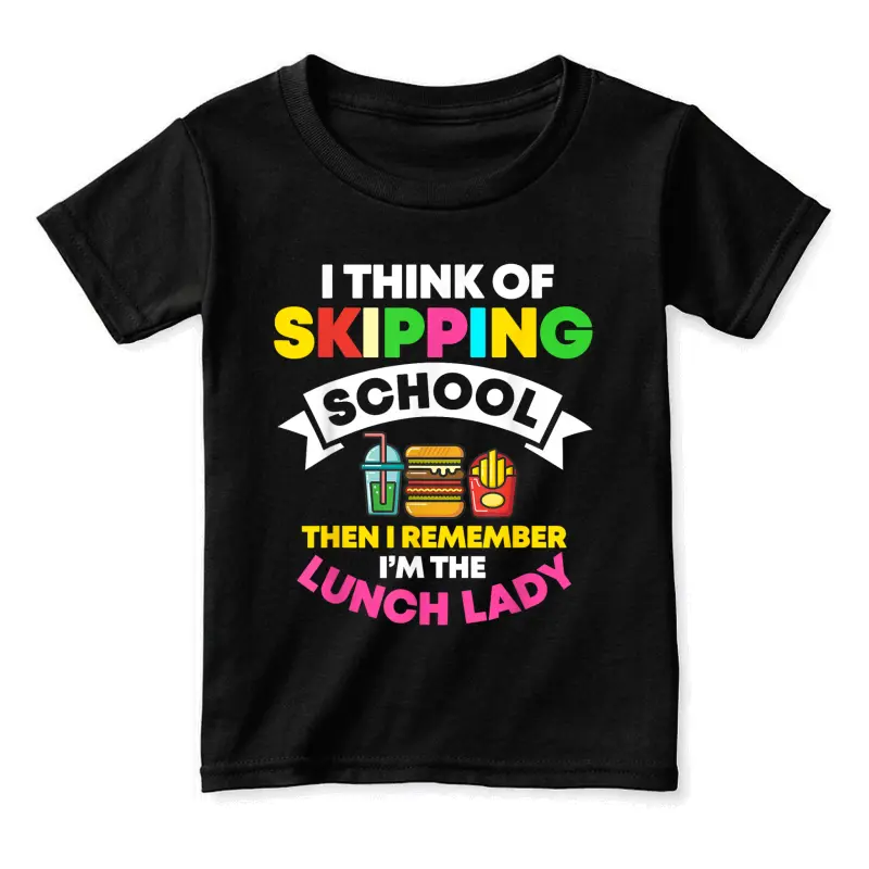 Lunch Lady School Cook Food Service Worker Cafeteria Crew Toddler Staple T-Shirt