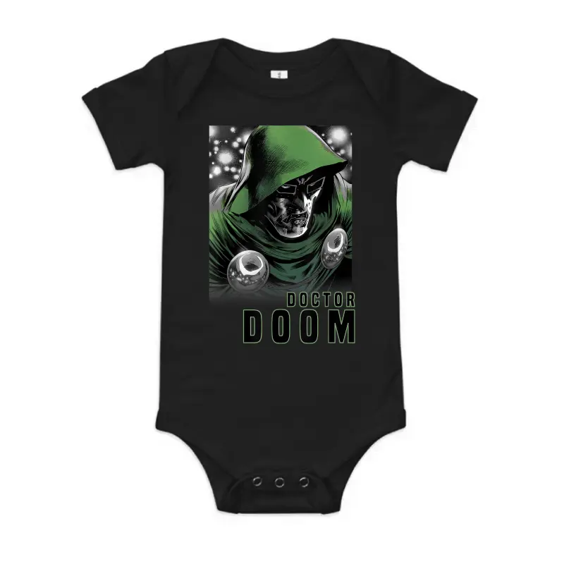 Marvel Fantastic Four Doctor Doom Portrait Baby Onesie