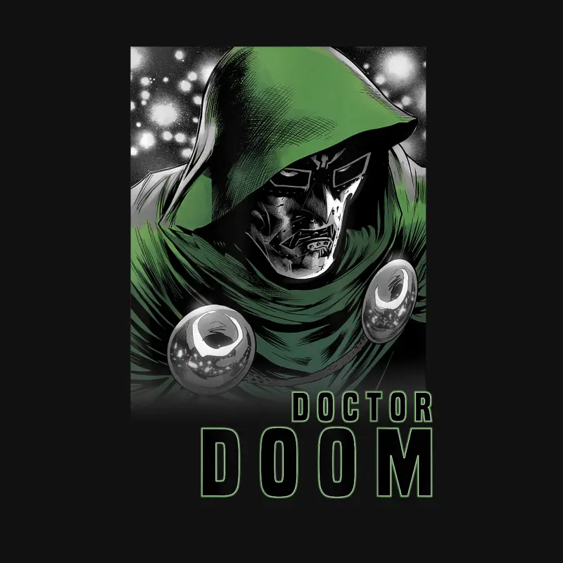 Marvel Fantastic Four Doctor Doom Portrait Baby Onesie