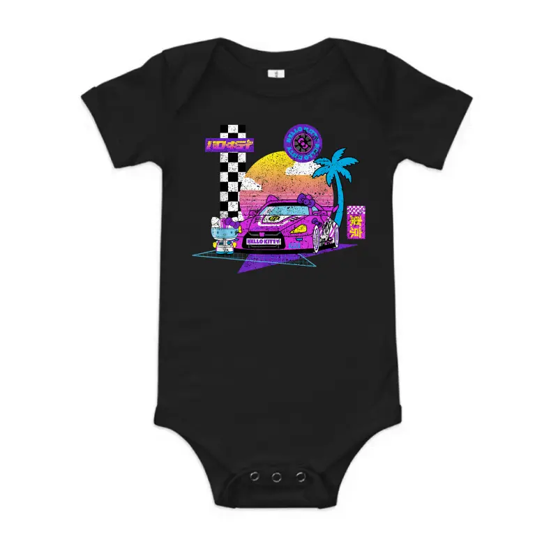 Hello Kitty Kawaii Tokyo Racer Baby Onesie