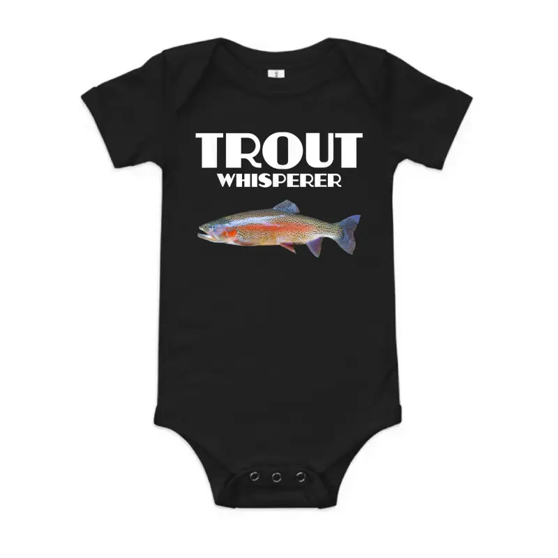 Trout Fishing Shirt - Steelhead Rainbow Trout Whisperer Gift Baby Onesie