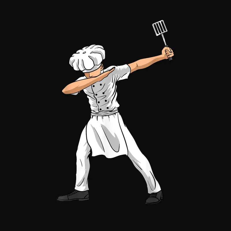 Chef Dabbing Culinary Sous-Chef Cuisine Kitchen Chief Cook Unisex Staple T-Shirt