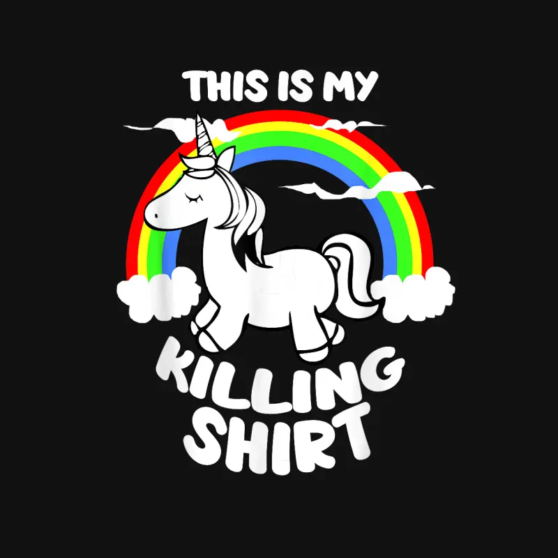 This Is My Killing Unicorn Baby Onesie
