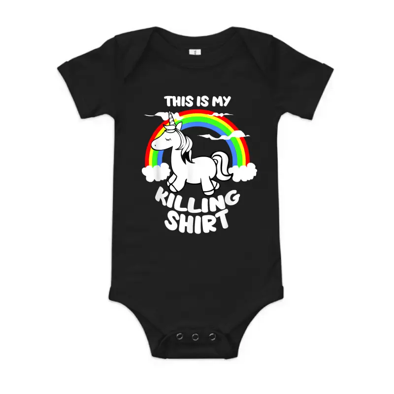 This Is My Killing Unicorn Baby Onesie