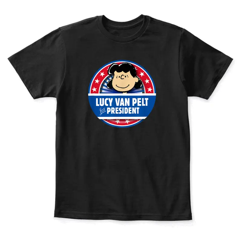 Peanuts Lucy Van Pelt For President Youth Staple T-Shirt