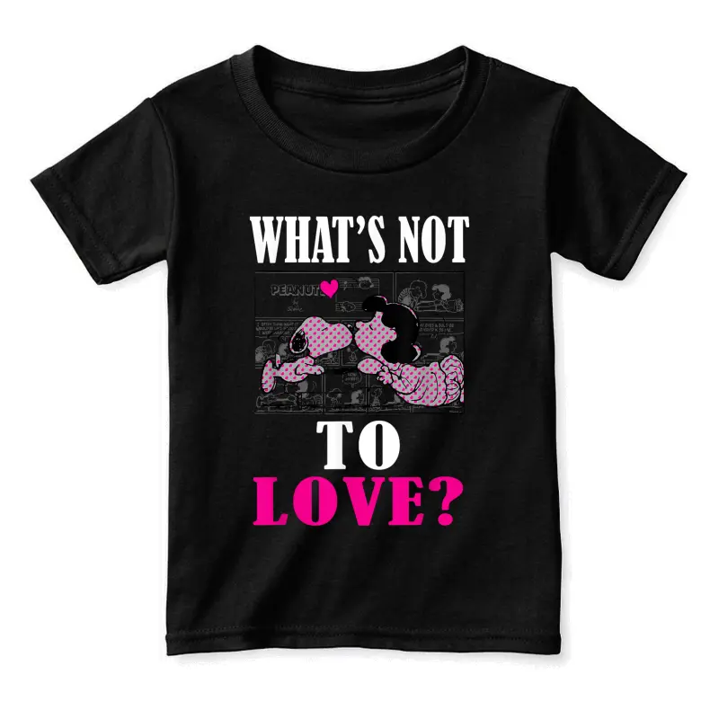 Peanuts Valentine Snoopy Lucy Love Toddler Staple T-Shirt