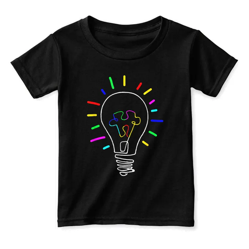 Unique Autism Awareness Illustration For Autism Support Toddler Staple T-Shirt