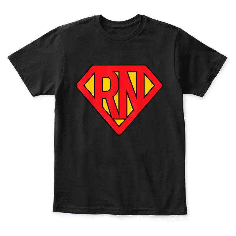Rn Superhero Registered Nurse Hero Youth Staple T-Shirt
