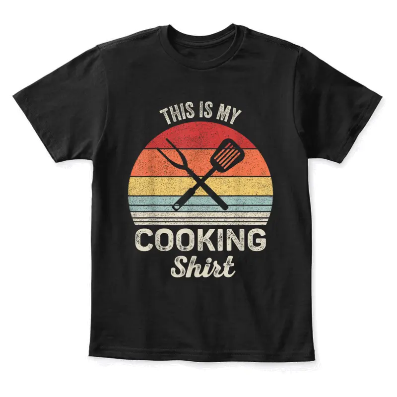 Vintage Retro This Is My Cooking Shirt Cook Chef Youth Staple T-Shirt