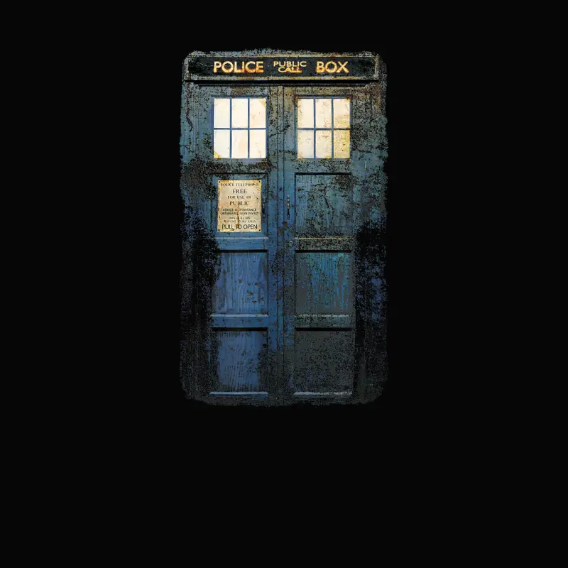 Doctor Who Cosplay Tardis Distressed Time-Traveller Sci-Fan Toddler Staple T-Shirt