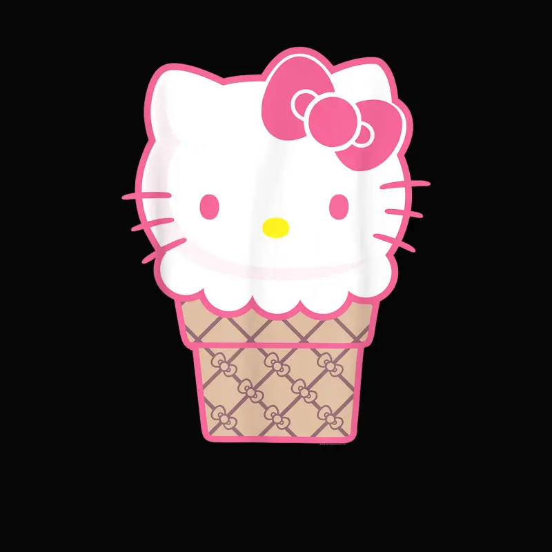 Hello Kitty Ice Cream Cone Toddler Staple T-Shirt