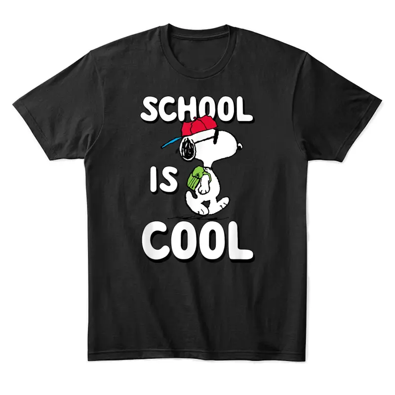 Peanuts - Snoopy School Is Cool Unisex Staple T-Shirt