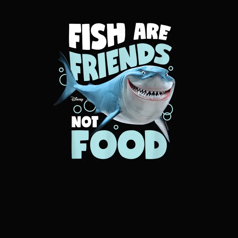 Finding Nemo - Fish Are Friends, Not Food Toddler Staple T-Shirt
