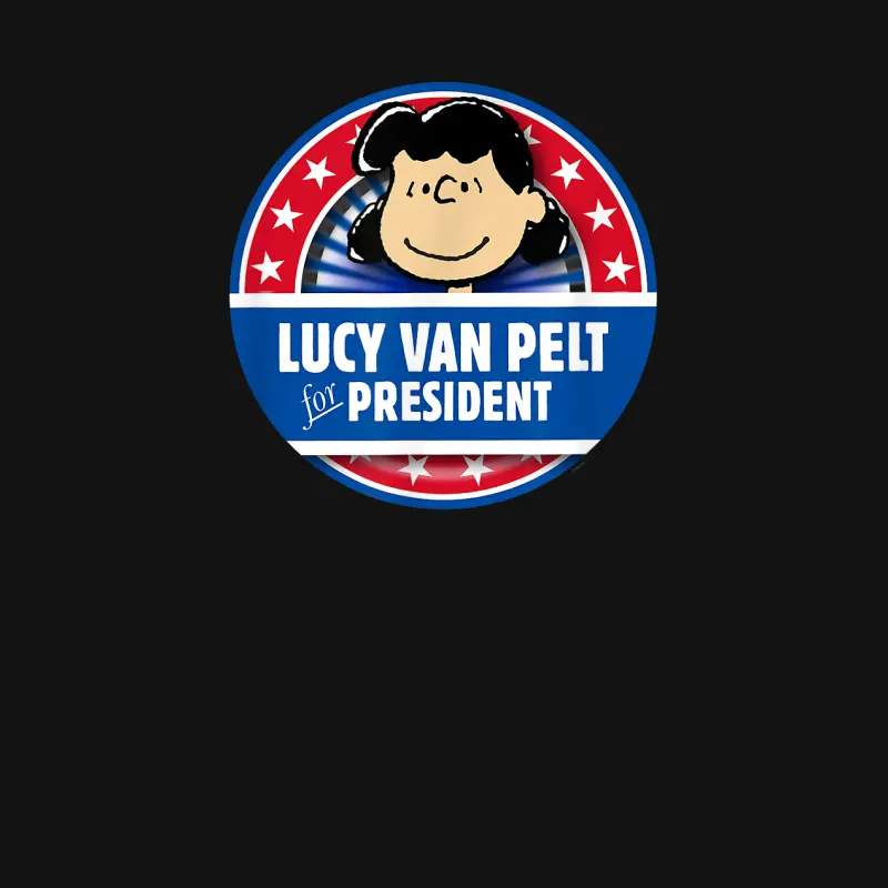 Peanuts Lucy Van Pelt For President Unisex Long Sleeve T-Shirt