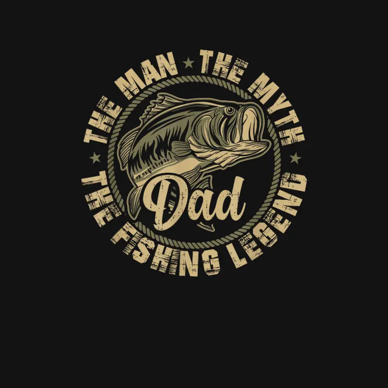 Fishing For Dad Father Day Fishing Gift For Fisherman Youth Staple T-Shirt