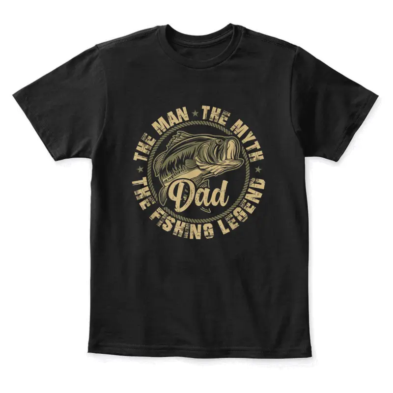 Fishing For Dad Father Day Fishing Gift For Fisherman Youth Staple T-Shirt