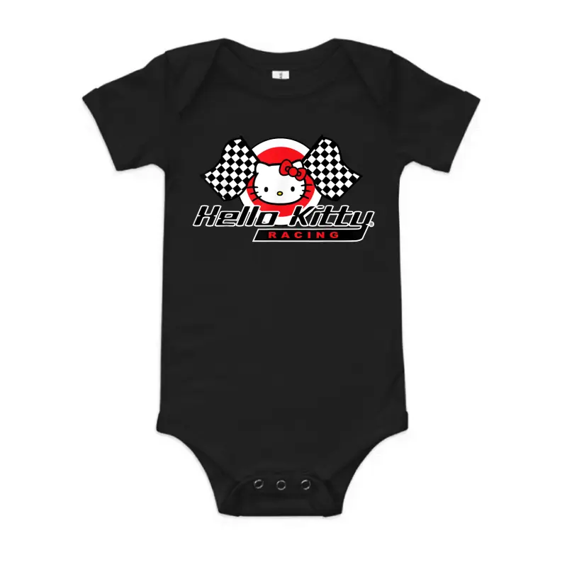 Hello Kitty Racing Tee Shirt Baby Onesie