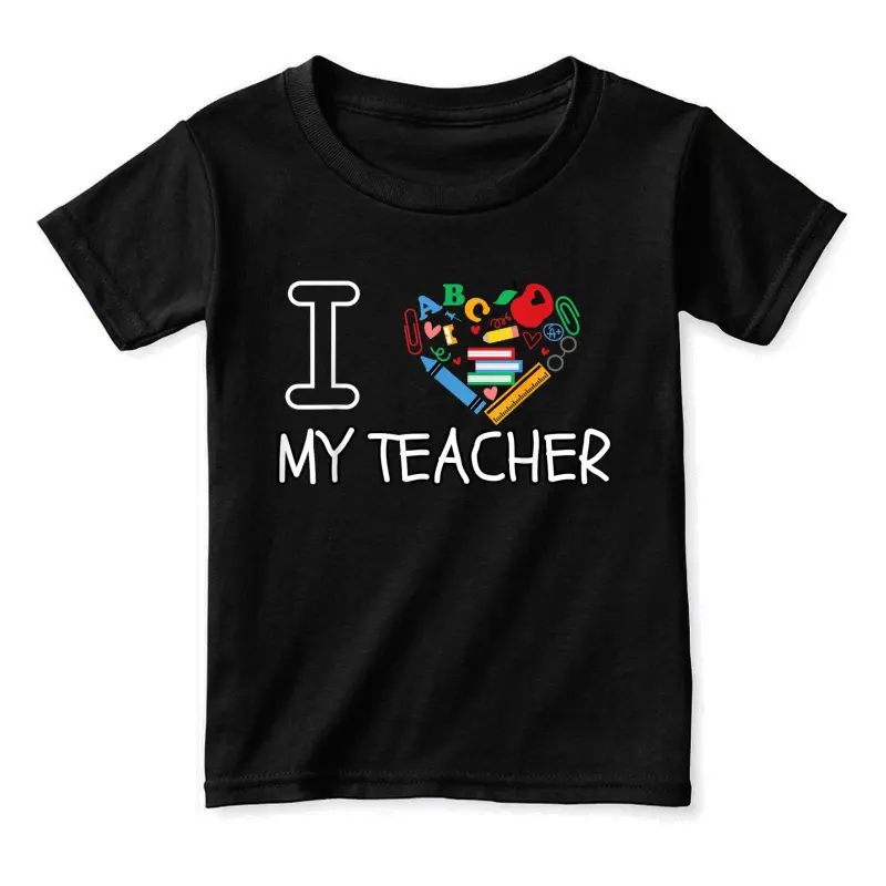 I Love My Teacher I Love My Teacher Toddler Staple T-Shirt