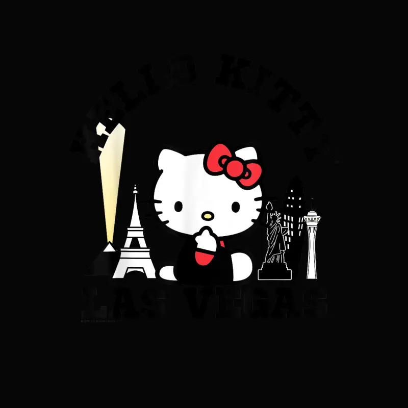 Hello Kitty Viva Las Vegas Tee Shirt Toddler Staple T-Shirt