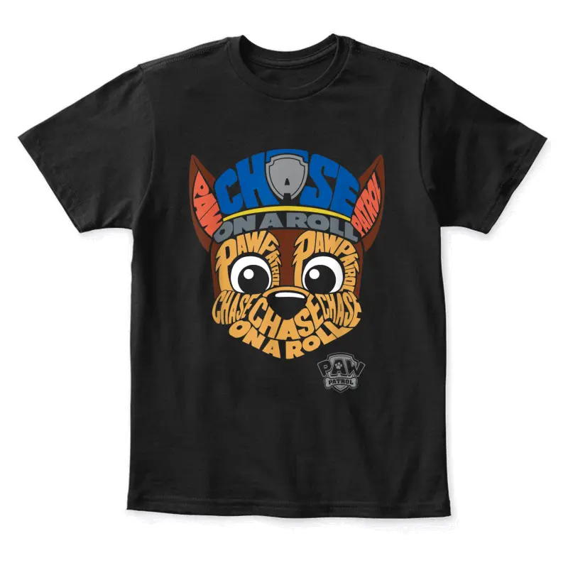 Paw Patrol Chase Face Youth Staple T-Shirt