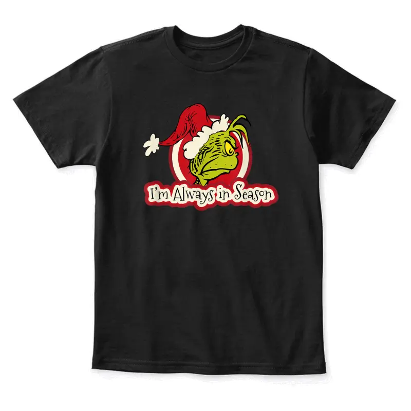 Dr. Seuss Grinch Always In Season Short Sleeve T-Shirt Youth Staple T-Shirt