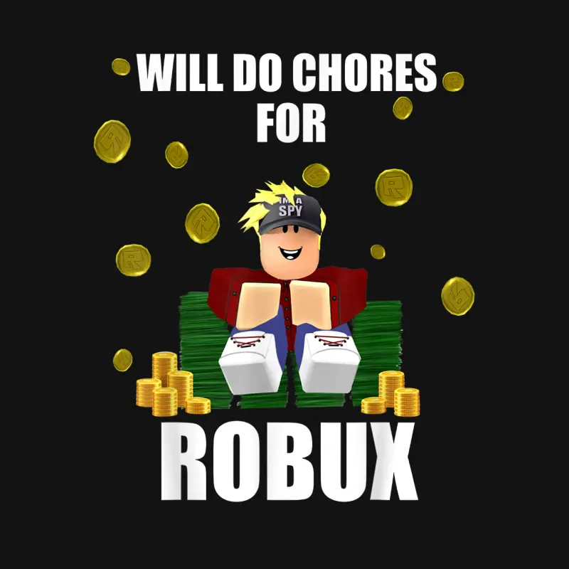 Noob & Professional Gamer Will Do Chores For Robux Funny Unisex Long Sleeve T-Shirt