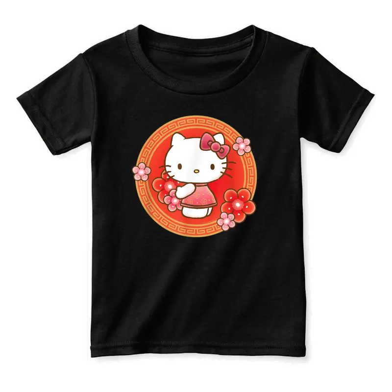 Hello Kitty Lunar New Year Flowers Toddler Staple T-Shirt