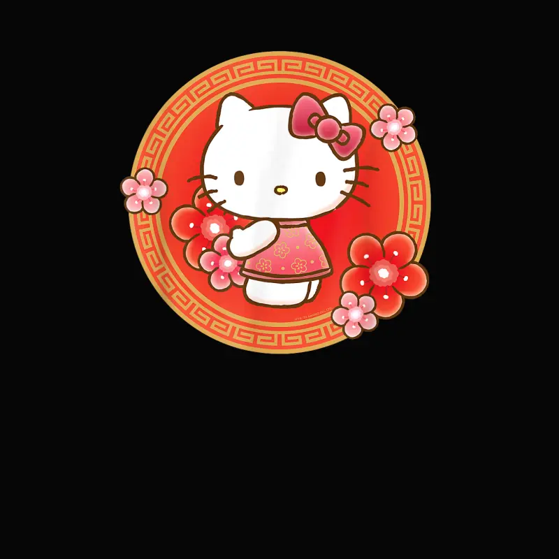 Hello Kitty Lunar New Year Flowers Toddler Staple T-Shirt