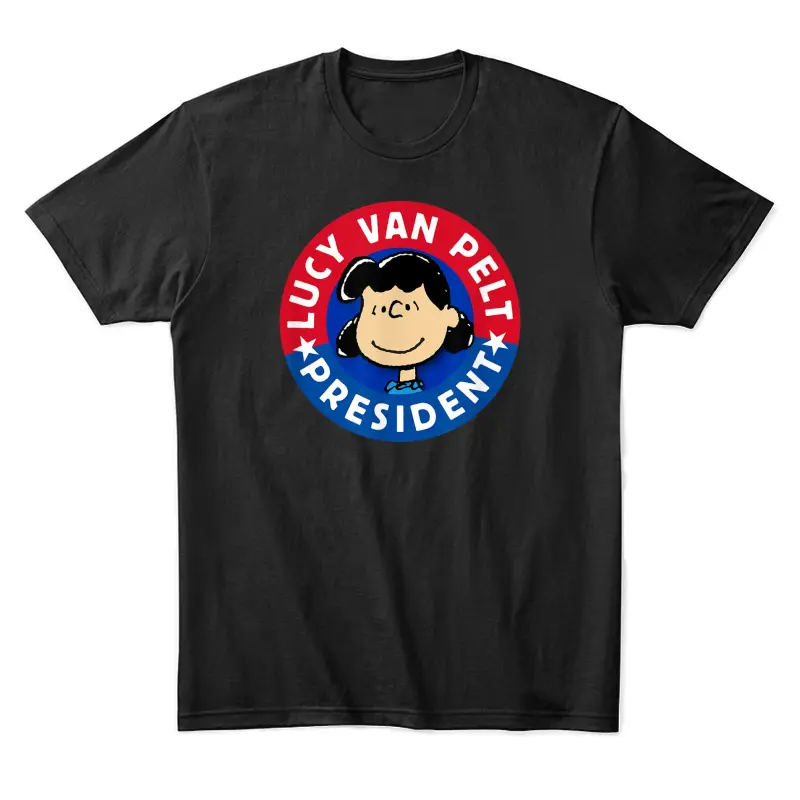 Peanuts: Lucy Van Pelt For President Unisex Staple T-Shirt