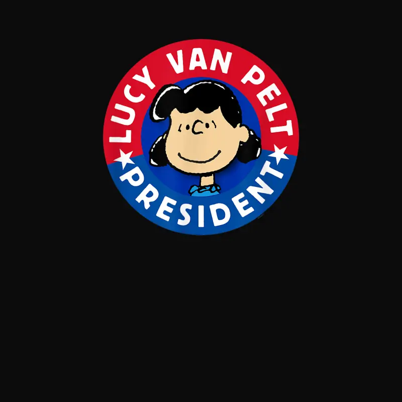 Peanuts: Lucy Van Pelt For President Unisex Staple T-Shirt