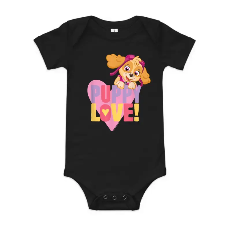 Paw Patrol Valentine's Day Puppy Love With Skye Baby Onesie