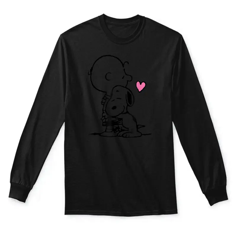 Peanuts - Snoopy Charlie Hug Unisex Long Sleeve T-Shirt