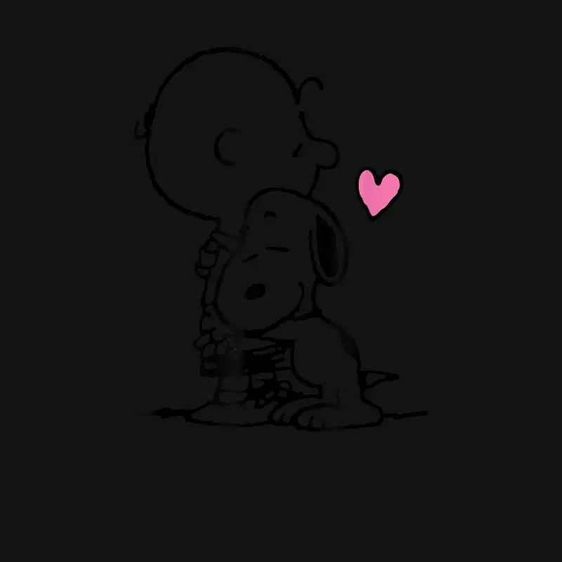 Peanuts - Snoopy Charlie Hug Unisex Long Sleeve T-Shirt