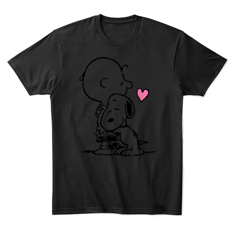 Peanuts - Snoopy Charlie Hug Unisex Staple T-Shirt
