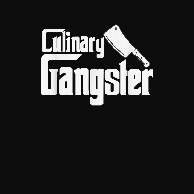 Culinary Gangster Funny Restaurant Cook Chef Unisex Staple T-Shirt